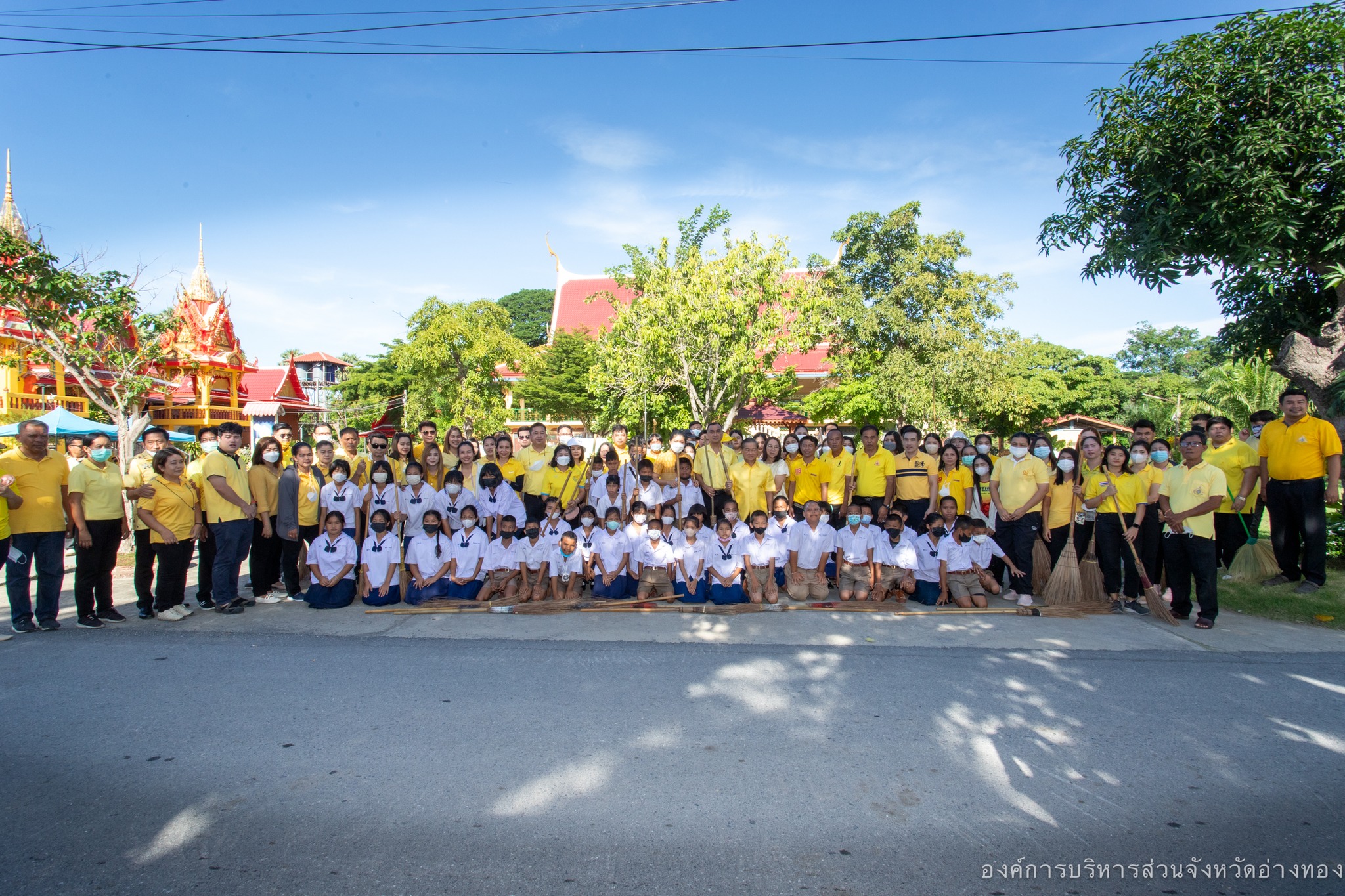 โครงการวัด ประชา รัฐ สร้างสุข องค์การบริหารส่วนจังหวัดอ่างทอง￼