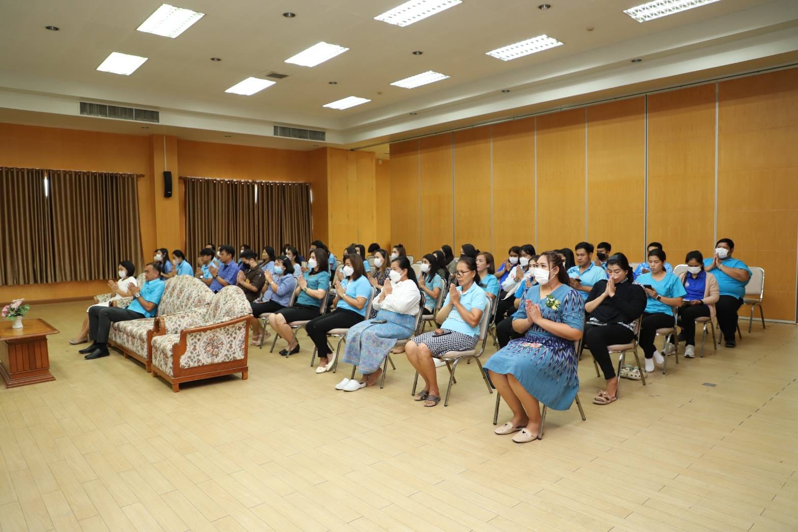 ร่วมพิธีเจริญพระพุทธมนต์ และปฏิบัติธรรมเจริญสมาธิภาวนา เพื่อถวายพระพรชัยมงคล และถวายพระราชกุศลแด่สมเด็จพระนางเจ้าสิริกิติ์ พระบรมราชินีนาถ พระบรมราชชนนีพันปีหลวง เนื่องในโอกาสวันเฉลิมพระชนมพรรษา (12 สิงหาคม 2566)