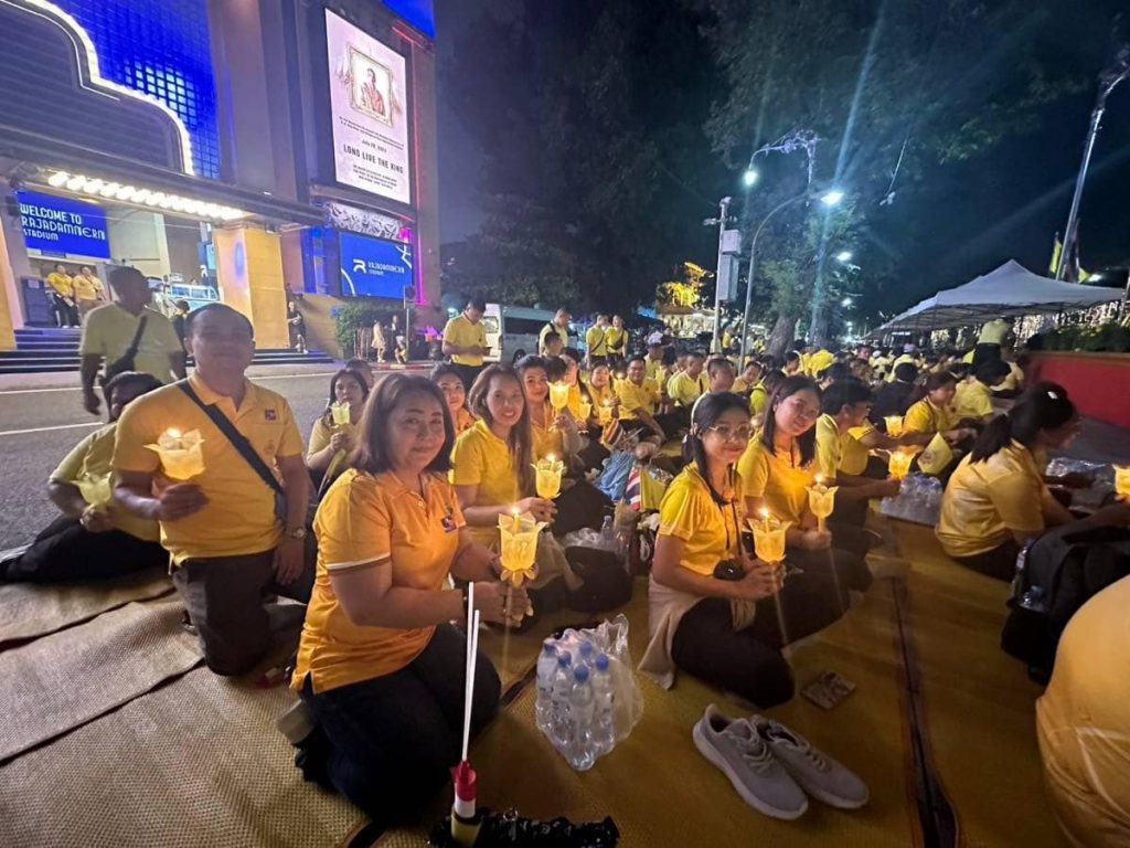 อบจ.อ่างทอง เข้าร่วมพิธีจุดเทียนชัยถวายพระพรชัยมงคล เฉลิมพระเกียรติพระบาทสมเด็จพระเจ้าอยู่หัว เนื่องในโอกาสพระราชพิธีมหามงคลเฉลิมพระชนมพรรษา ๖ รอบ ๒๘ กรกฎาคม ๒๕๖๗